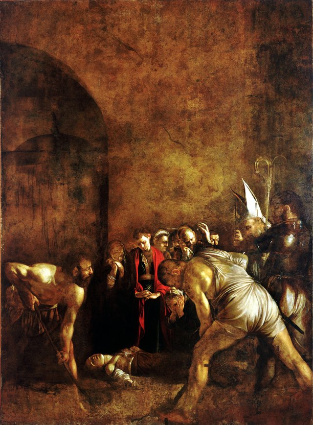 The Burial of Saint Lucy by Caravaggio