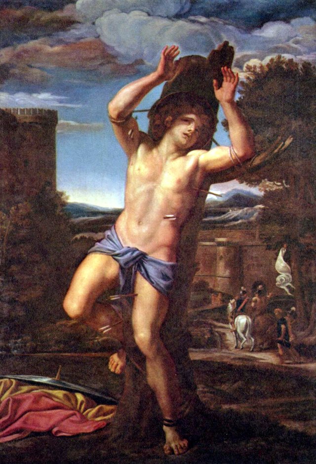 S Sebastian by Domenichino