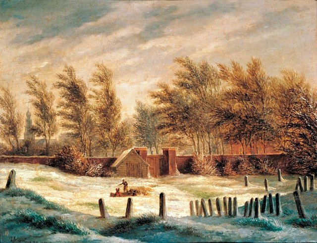 Joodse begraafplaats te Haarlem by Johannes Jelgerhuis