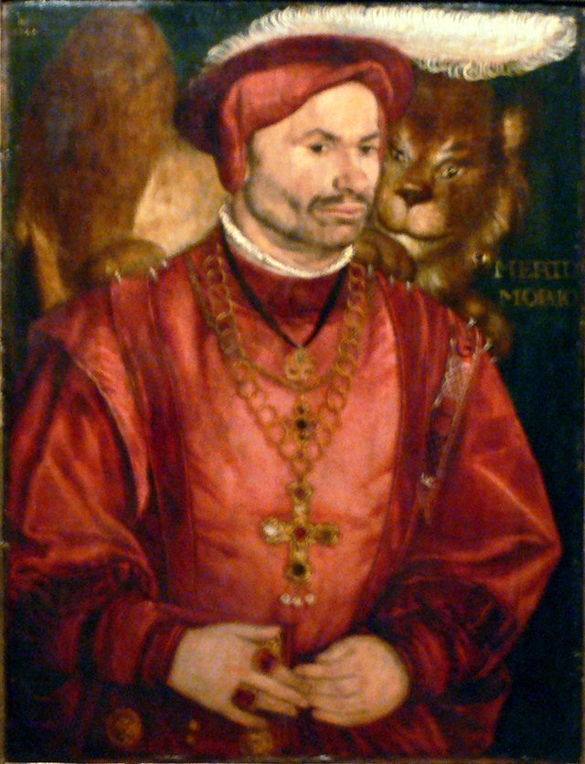 Court Jester Mertl by Hans Muelich