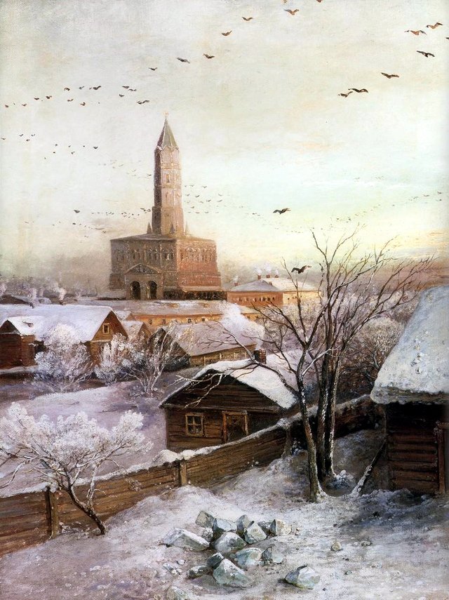 Sukharev Tower in Moscow by Alexei Savrasov