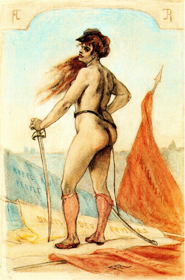 Die soziale Revolution by Félicien Rops