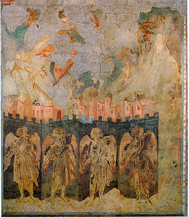 Vision of Angels at the Four Corners of the Earth by Cimabue