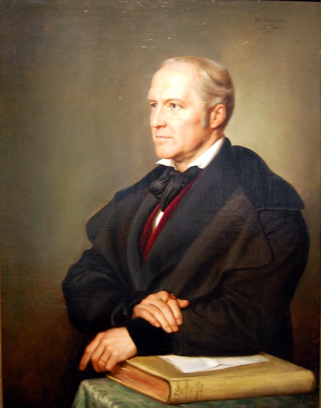 Porträt des Carl Gustav Carus by Julius Hübner