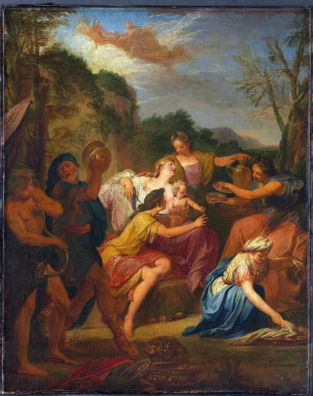 The Infant Zeus among Nymphs by Nicolas Bertin