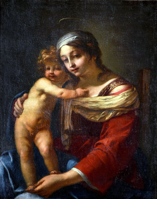 La Vierge et l'Enfant by Jacques Blanchard
