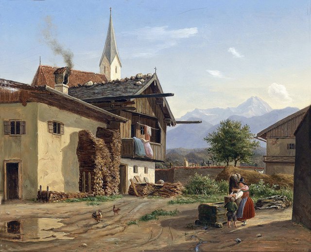 Bauernhof by Wilhelm Xylander