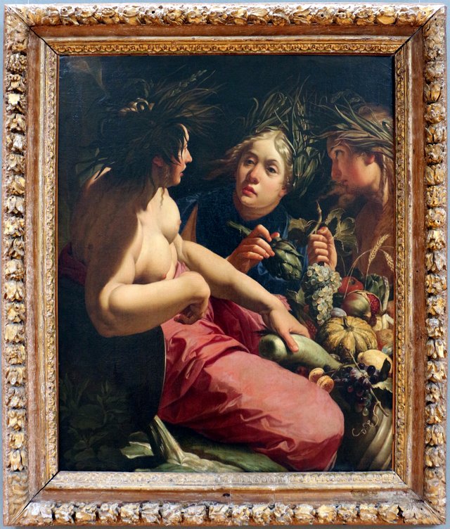 Naiads Filling the Horn of Achelous. Allegory on the peace of the 12 years Truce, by Abraham Janssens I