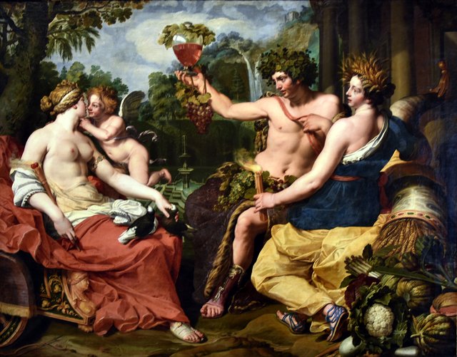 Ceres, Bacchus and Venus by Abraham Janssens I