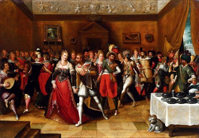Festive Company by Hieronymous Francken II