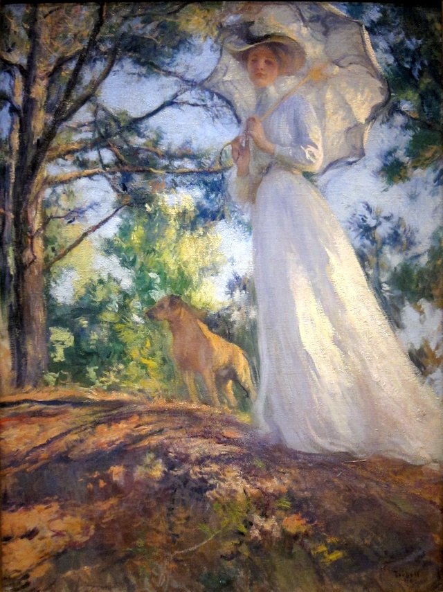 On Bos’n’s Hill by Edmund Charles Tarbell