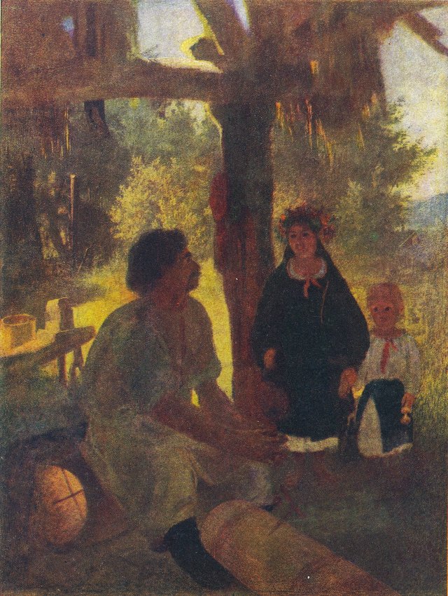 At apiary by Taras Shevchenko