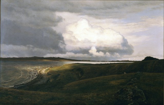 Janus La Cour, Udsigt fra Helgenæs by Janus la Cour