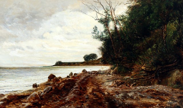 Janus la Cour, Skrænten ved Helgenæs by Janus la Cour