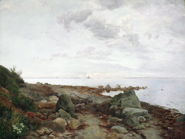 View from Moesgaard beach by Janus la Cour