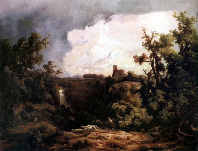 Aqua Nera near Rome by Károly Markó