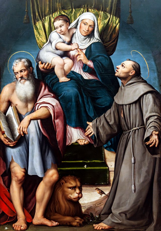 Altarpiece of the Blessed Conception by Jacopo Bassano