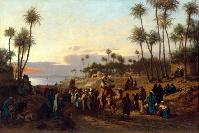 Die Ankunft der Braut by Alois Schönn