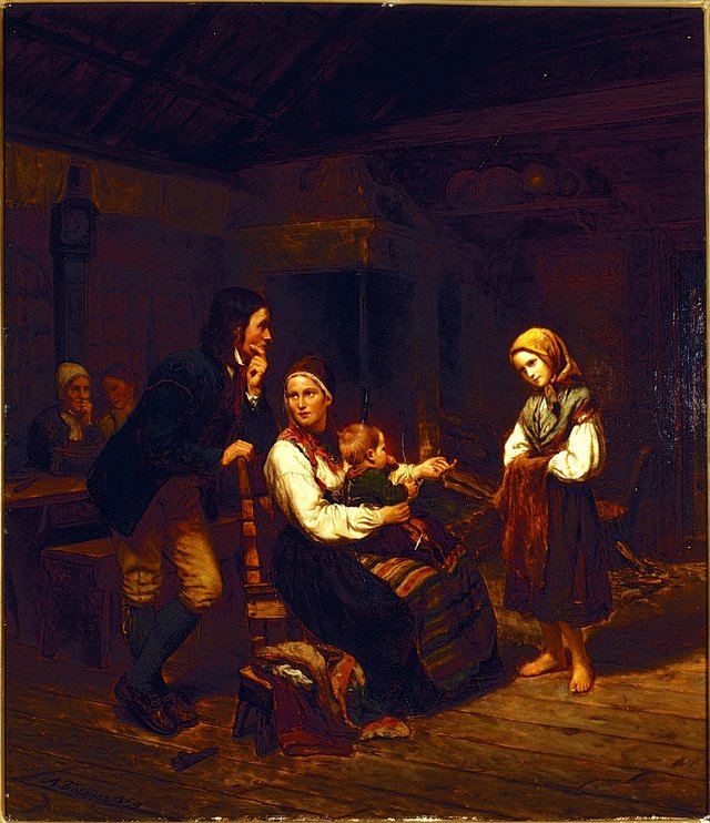 The Orphan by Adolph Tidemand