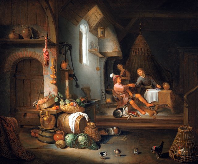 Esau selling his birthright by Hendrik Martenszoon Sorgh
