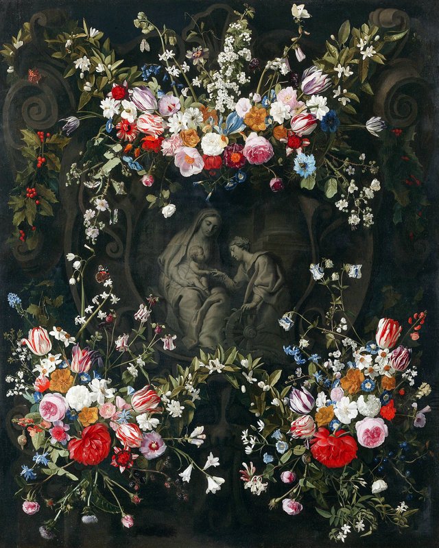The Mystic Marriage of Saint Catherine by Erasmus Quellinus II