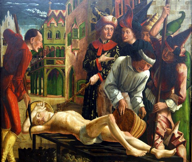 Martyrdom St. Lawrence by Michael Pacher