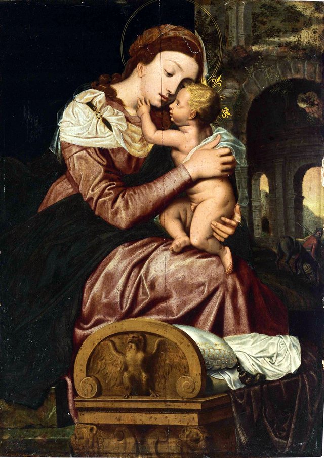 Virgin and Child by Adam van Noort