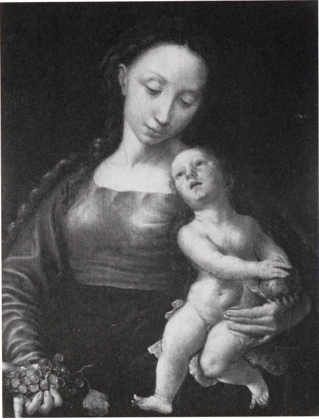 Maria met kind by Jan Sanders van Hemessen