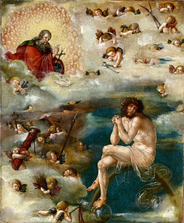 Christ as a mediator by Ambrosius Holbein
