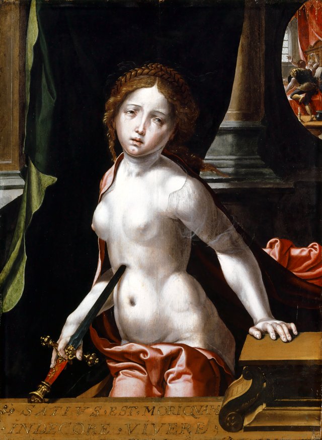 Lucretia by Pieter Coecke van Aelst