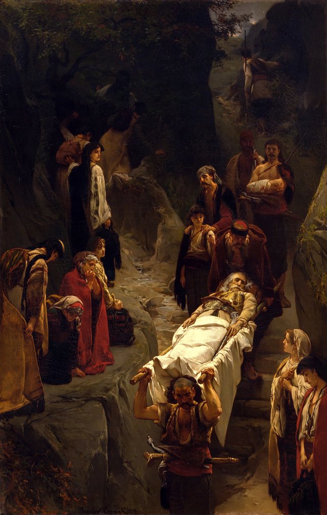 A wounded Montenegrin by Jaroslav Čermák