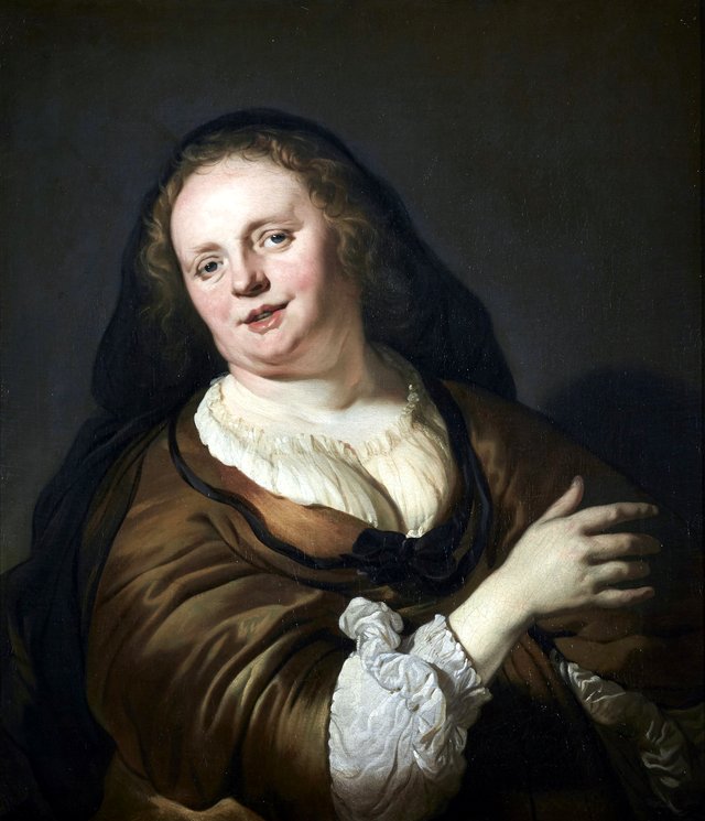 Portrait of an unknown woman by Jacob Adriaensz Backer