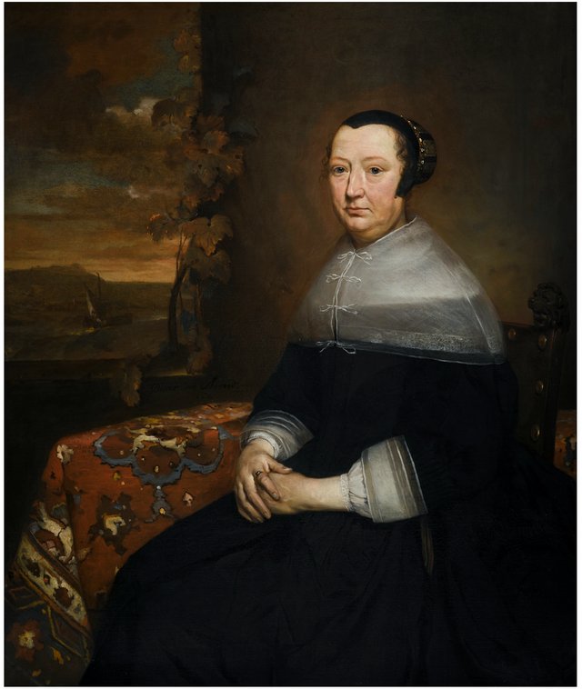 Portrait of an unknown woman by Pieter van Anraedt