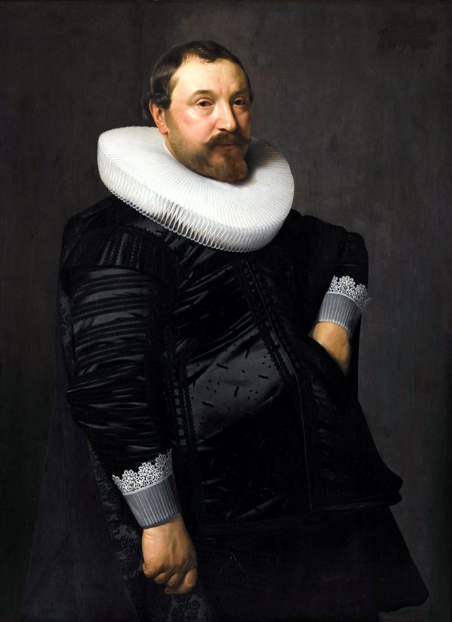 Portrait of an unknown man by Nicolaes Eliaszoon Pickenoy