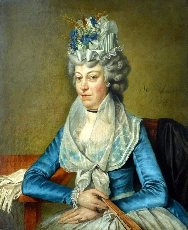 Portrait of Johanna Cornelia Diepenbrugge, wife of C.A. van Sypesteyn (1762-1816) by Wybrand Hendricks