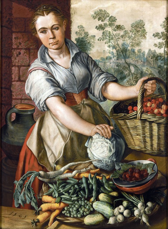 Vegetable Seller by Joachim Beuckelaer