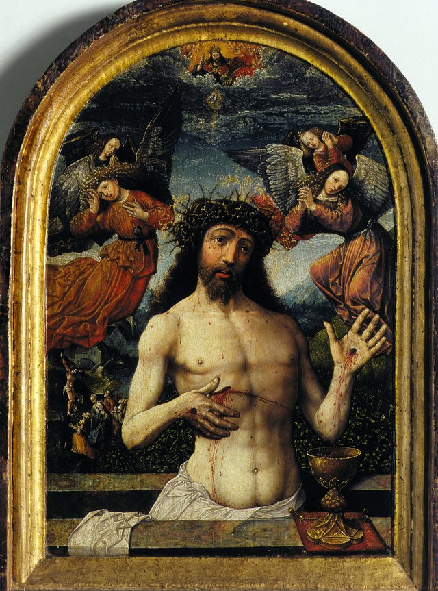 Man of sorrow by Jacob Cornelisz van Oostsanen