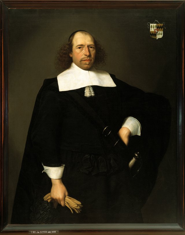 Portrait of Adriaan van Bredehoff (1617-1675) by Jan Albertsz Rotius
