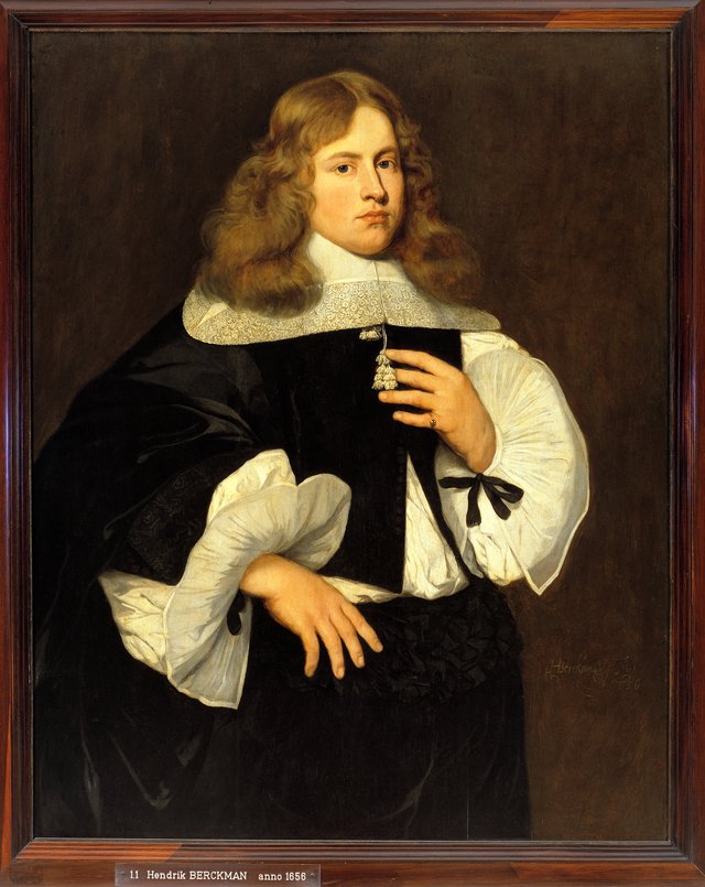 Portrait of an unknown man by Hendrick Berckman