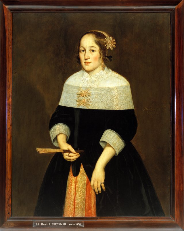 Portrait of an unknown woman by Hendrick Berckman