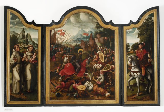 The battle of Clavijo by Ambrosius Benson