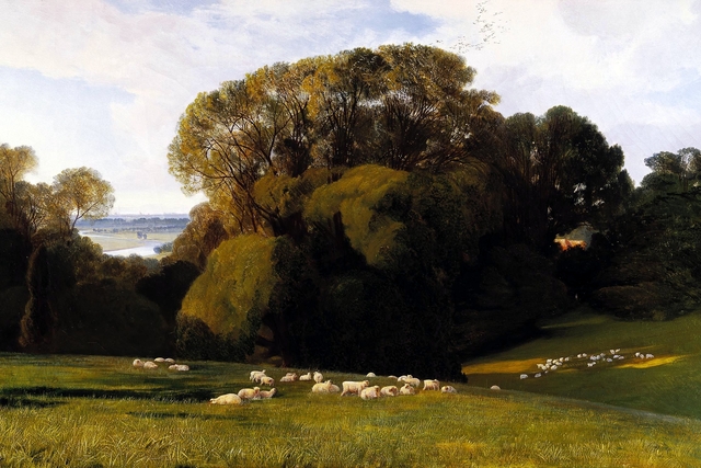 Nuneham by Edward Lear