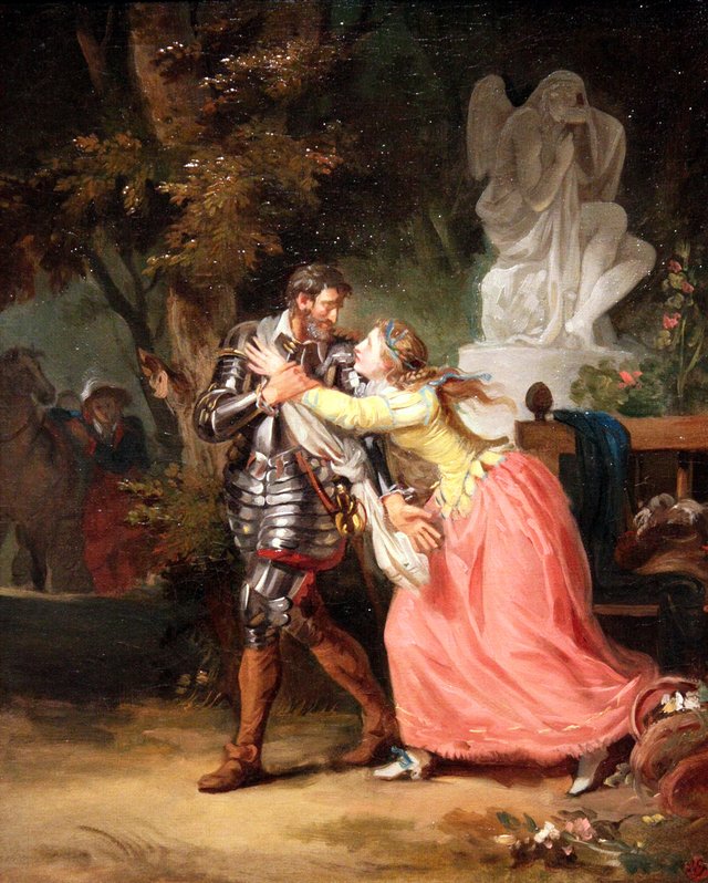 Les adieux de Henri IV et de Gabrielle d'Estrées by François-André Vincent