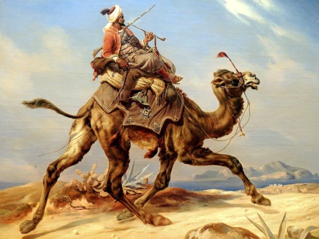 An Arab Bearer of Dispatches by Niels Simonsen