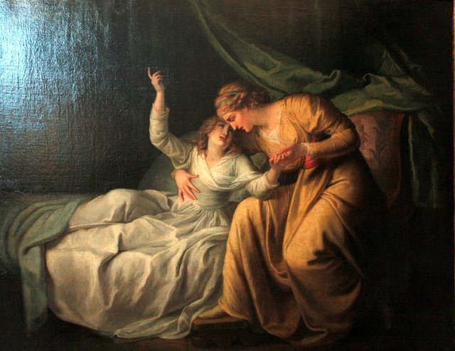 Death of Miss Gardiner by Maria Louisa Catherine Cecilia Cosway