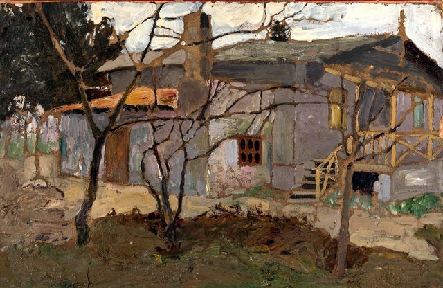 A View of the House by Vladimir Baranov-Rossiné