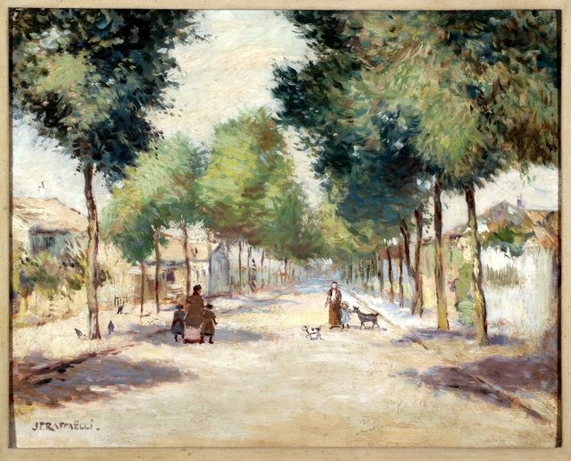 De weg naar Argenteuil. by Jean-François Raffaëlli