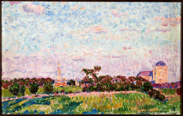 View of Veere by Théo van Rysselberghe