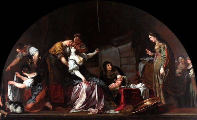 The Birth of Saint Wenceslas by Karel Škréta