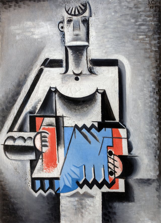 Accordion Player by Josef Čapek